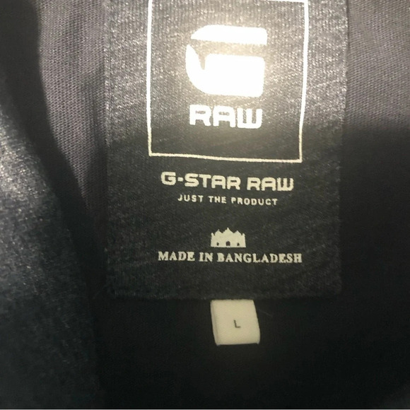 G-Star Raw Shawl Collar Pullover Sweater in Dark Grey and  Black - Picture 3 of 15